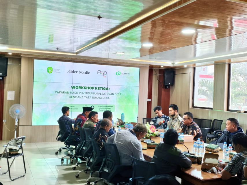 DPMD Kukar Dampingi Empat Desa Susun Raperdes Tata Ruang, Pastikan Arah Pembangunan Sesuai Regulasi